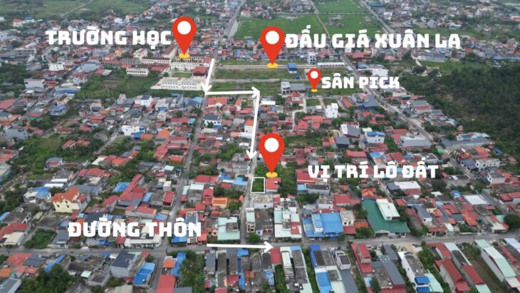 2.2x TỶ – Lô góc 134.8m² trung tâm Xuân La Thanh Sơn, đối diện khu đấu giá ZALO 0567 222 555