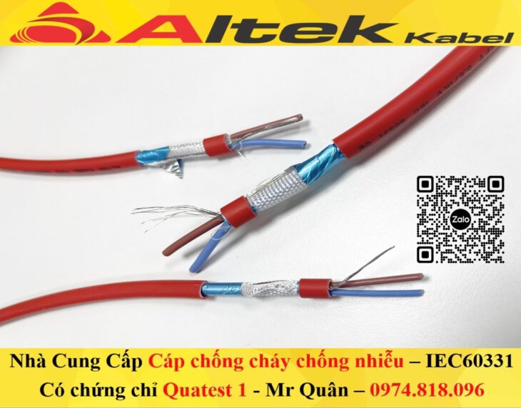 Cáp chống cháy chống nhiễu Altek Kabel – Giá xưởng