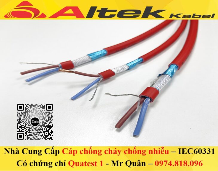 Cáp chống cháy chống nhiễu Altek Kabel – Giá xưởng