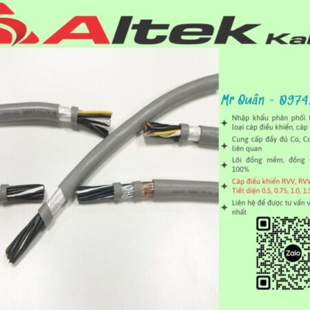 Altek Kabel: Cáp điều khiển 12×0.5, 12×0.75, 12×1.0, 12×1.5