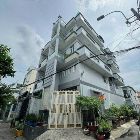 NHÀ MẶT TIỀN KHU CƯ XÁ PHÚ LÂM A GẦN HẬU GIANG NGUYỄN VĂN LUÔNG QUẬN 6 , 4 x18M , 5 TẦNG CHỈ 10TỶ