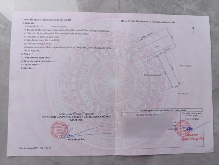 Lô góc hiếm mặt đường Trung Nghĩa – giá chỉ hơn 2 tỷ ZALO 0567 222 555