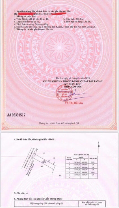 Chinh chu gửi ban lô đât mt dân 5m ,Phường Khánh Hậu, tinh Tây Ninh