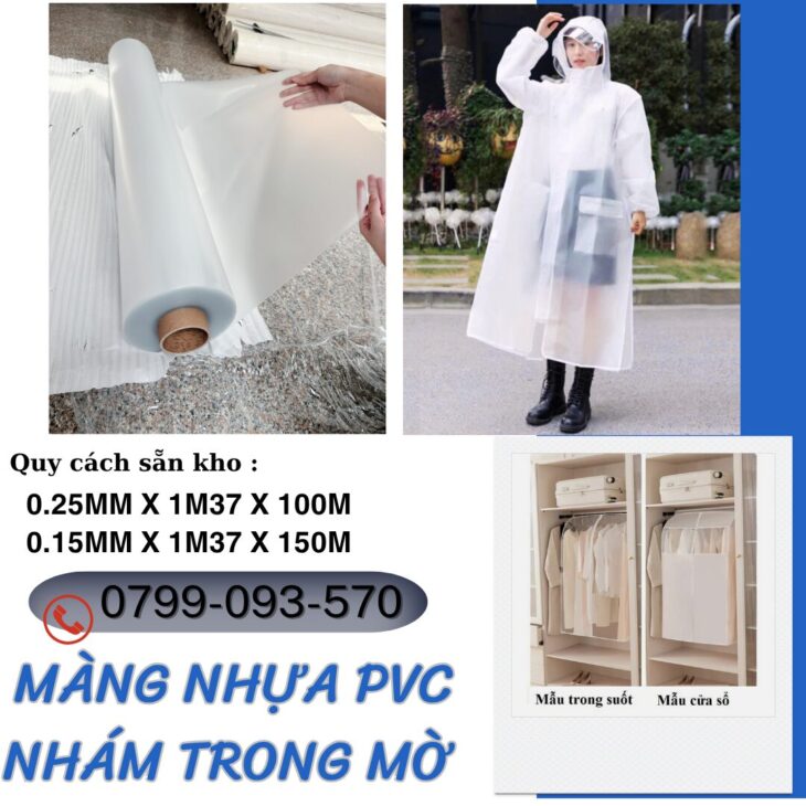 Cuộn màng nhám trong mờ giá rẻ Altek PVC – tại Cần thơ