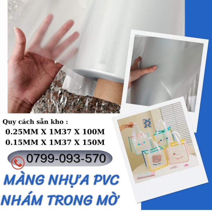 Cuộn màng nhám trong mờ giá rẻ Altek PVC – tại Cần thơ