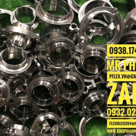 Cùm Lem INOX (Cùm Clamp)-Clamp công nghiệp inox 304-Clamp vi sinh inox 304, 316 nối hàn