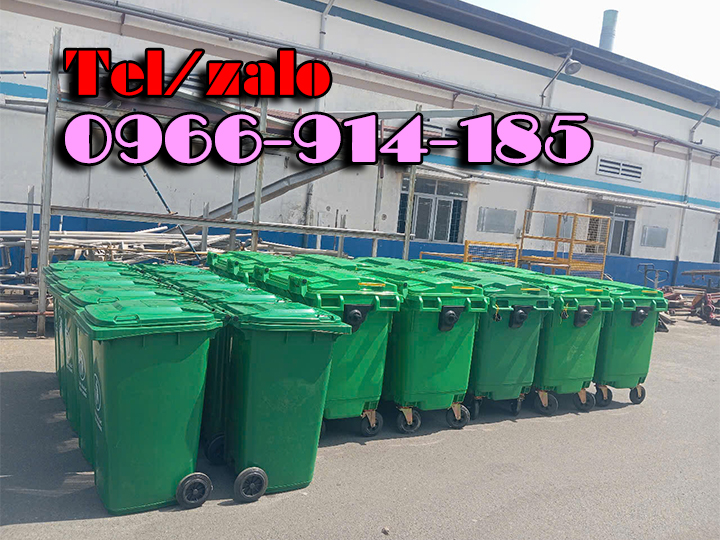 Thùng rác 240L nhựa HDPE công cộng giá rẻ miền nam