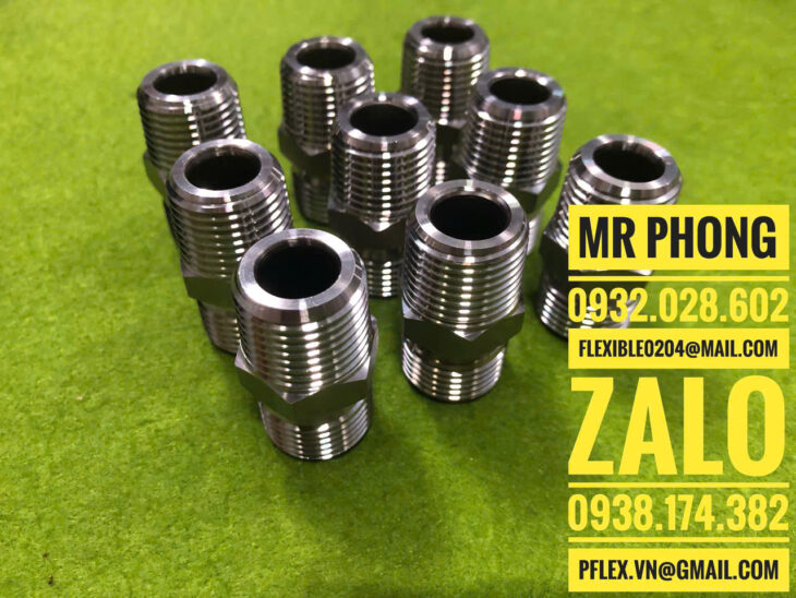 kép inox lồi 2 đầu hệ Nhật – kép côn inox lồi nhật- kép côn lõm inox Nhật