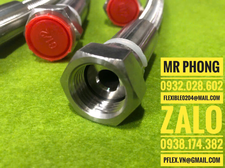 Ống Teflon bọc lưới inox- Ống Teflon chịu nhiệt- Ống teflon -Ống mềm PTFE -Ống Teflon PTFE