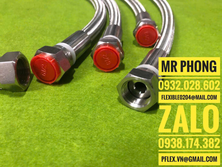 Ống Teflon bọc lưới inox- Ống Teflon chịu nhiệt- Ống teflon -Ống mềm PTFE -Ống Teflon PTFE