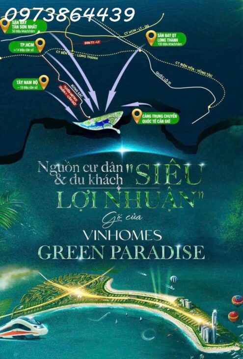 VINHOMES GREEN PARADISE – SIÊU DỰ ÁN 9 TỶ USD CỦA VINHOMES ĐANG GÂY SỐT THỊ TRƯỜNG BẤT ĐỘNG SẢN CẢ