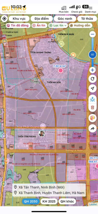 HOT HOT ĐẤU GIÁ ĐẤT TẠI XÃ TÂN THANH NINH BÌNH HÀ NAM CŨ