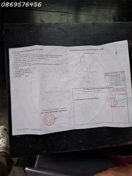 BÁN NHÀ Ở TẠI XÃ PHƯỚC ĐỒNG, NHA TRANG, KHÁNH HOÀ