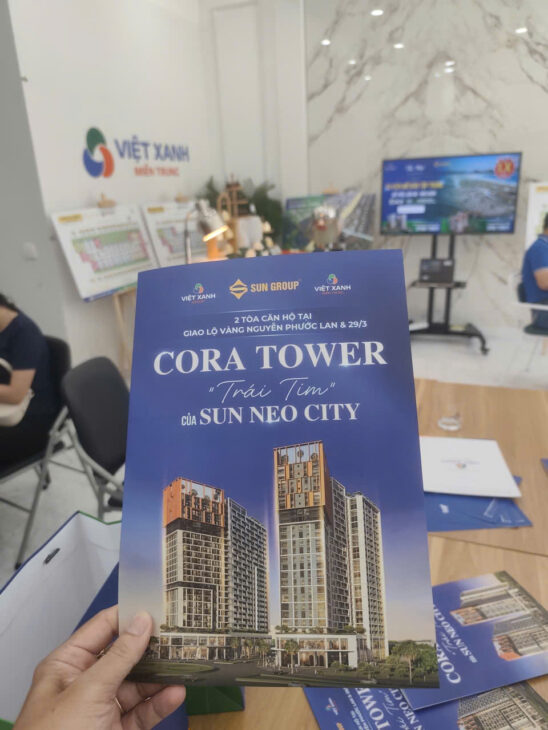 Chính thức nhận booking CORA TOWER – “Trái tim Sun Neo City”