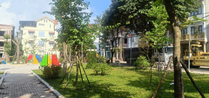 Liền kề Cienco5 – 75m2 Đất -MT5m, vỉa hè KD, ô tô tránh, giá 10.28 tỷ