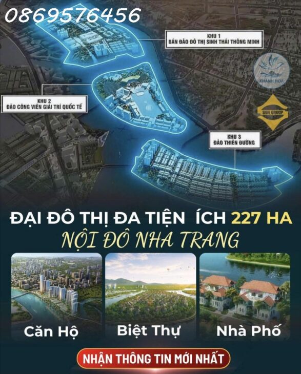 Dự Án Bất Động Sản Khánh Hoà mang tên khu đô thị hỗn hợp