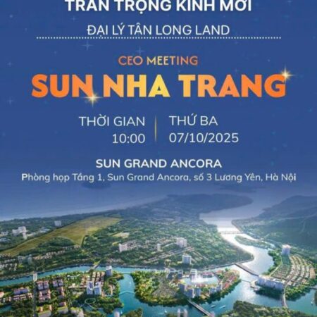 CHUẨN BỊ RA MẤT DỰ ÁN KHU ĐÔ THỊ HỖN HỢP PHÍA NAM NHA TRANG, KHÁNH HOÀ
