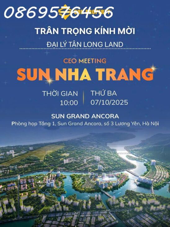 RA MẮT CĂN HỘ CAO CẤP VEN SÔNG TỈNH KHÁNH HOÀ