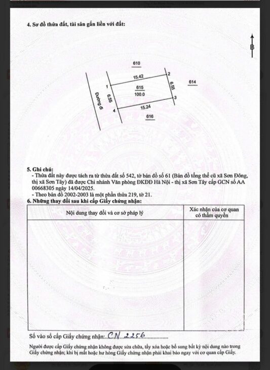 CHÍNH CHỦ CẦN BÁN 100m2 TẠI ĐOÀI PHƯƠNG, Xã CỔ ĐÔNG, SƠN TÂY