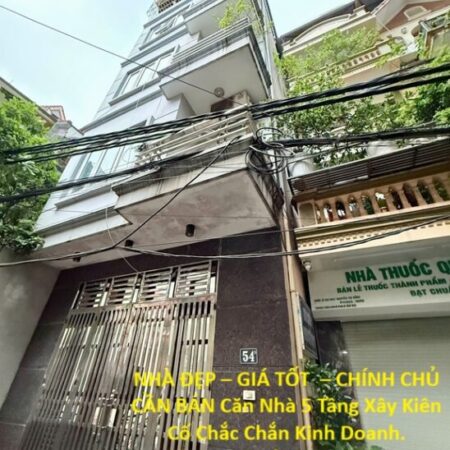 NHÀ ĐẸP – GIÁ TỐT – CHÍNH CHỦ CẦN BÁN Căn Nhà 5 Tầng Xây Kiên Cố Chắc Chắn Kinh Doanh.