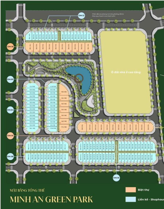 MỞ BÁN 10 CĂN NGOẠI GIAO MINH AN GREEN PARK Trung tâm Thường Tín – cửa ngõ phía Nam Thủ đô