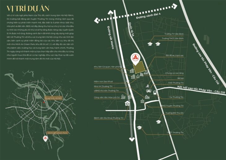 MỞ BÁN 10 CĂN NGOẠI GIAO MINH AN GREEN PARK Trung tâm Thường Tín – cửa ngõ phía Nam Thủ đô