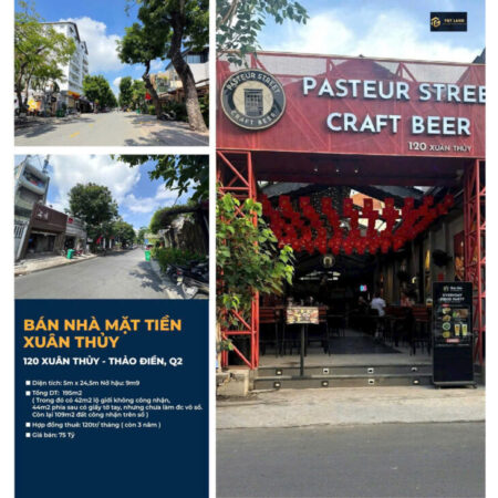 BÁN MT Xuân Thuỷ – Thảo Điền – Quận 2 ( ngay đoạn đẹp nhất sát đường thảo điền )
