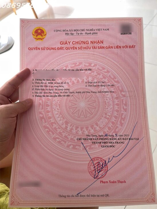 BÁN ĐẤT Ở GIÁ RẺ TẠI NHA TRANG, KHÁNH HOÀ