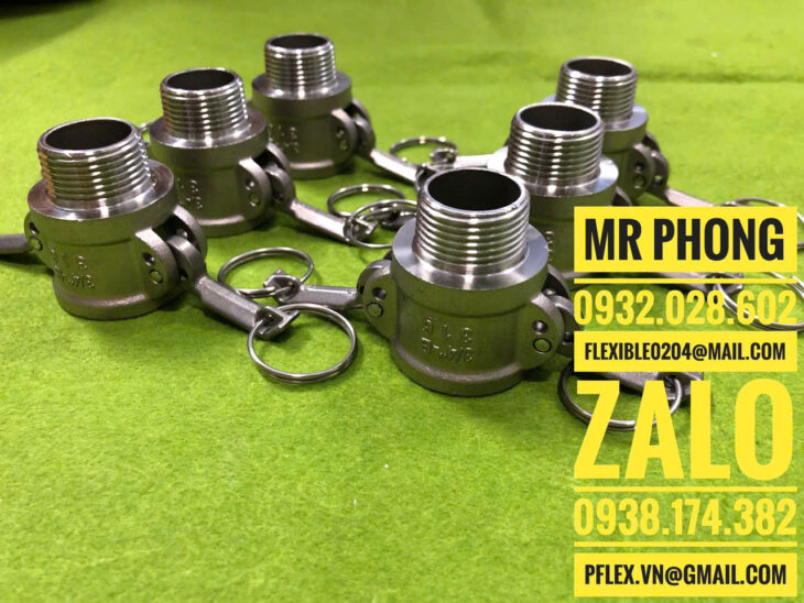 khớp nối nhanh inox camlock – khớp nối nhanh inox 304 – khớp nối nhanh inox 316