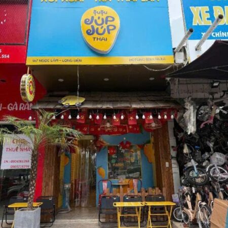 NHÀ MẶT PHỐ CỔ NGỌC LÂM – 55M² – 2 TẦNG – MẶT TIỀN 3.3M – VIEW CÔNG VIÊN – DÒNG TIỀN 30–35TR/THÁNG