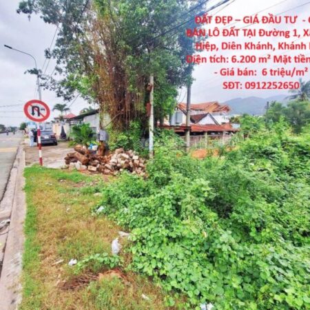ĐẤT ĐẸP – GIÁ ĐẦU TƯ – CẦN BÁN LÔ ĐẤT TẠI Đường 1, Xã Suối Hiệp, Diên Khánh, Khánh Hòa