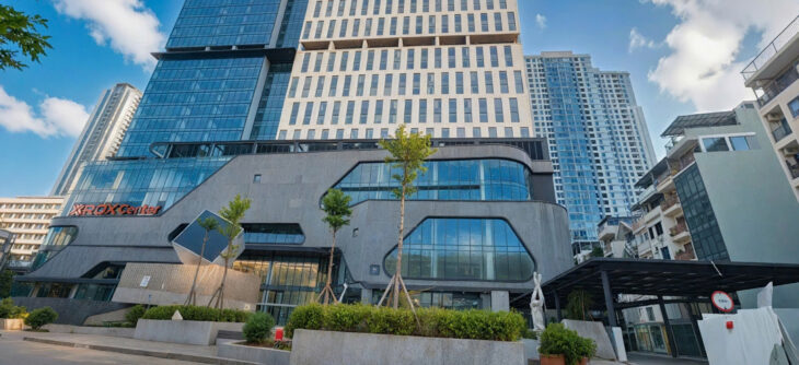 Cho thuê văn phòng hạng A tại ROX Goldmark City, 360 nghìn / m2, 1000 m2 có chia nhỏ hàng hot