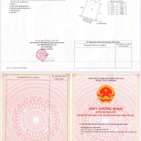 CHÍNH CHỦ Cần Bán 5600M2 Đất Lúa – MẶT TIỀN Châu Thị Kim, An Vĩnh Ngãi, TP Tân An, Long An