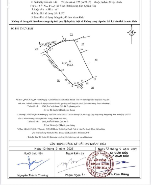 CẦN BÁN ĐẤT NGAY CỤM CÔNG NGHIỆP ĐẮC LÔC – NHA TRANG – KHÁNH HOÀ
