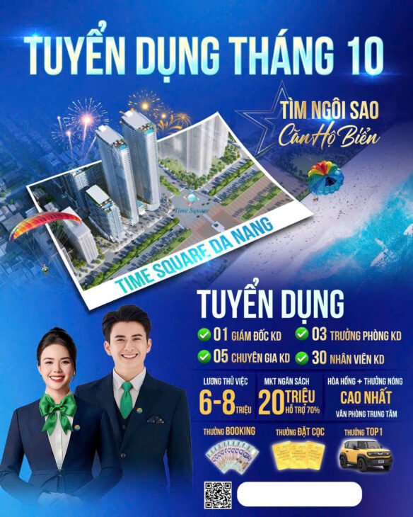 Tuyển dụng quy mô lớn dự án Times Square Đà Nẵng