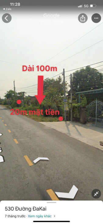 CHÍNH CHỦ Cần Bán GẤP Lô Đất Tiềm Năng Tại 530 đường Đa Kai, Đức Linh, Bình Thuận