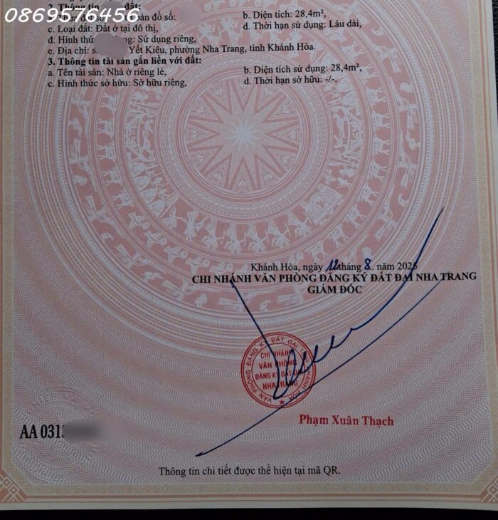 MUA BÁN NHÀ NGAY BIỂN NHA TRANG KHÁNH HOÀ