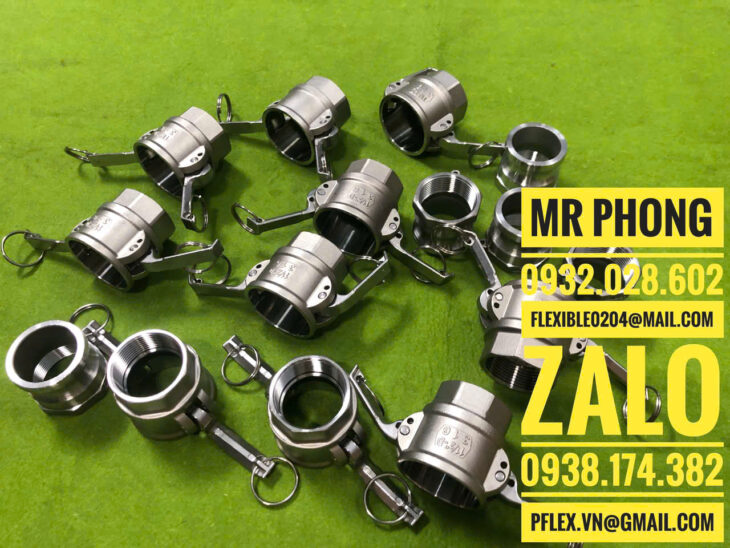 khớp nối nhanh inox camlock – khớp nối nhanh inox 304 – khớp nối nhanh inox 316