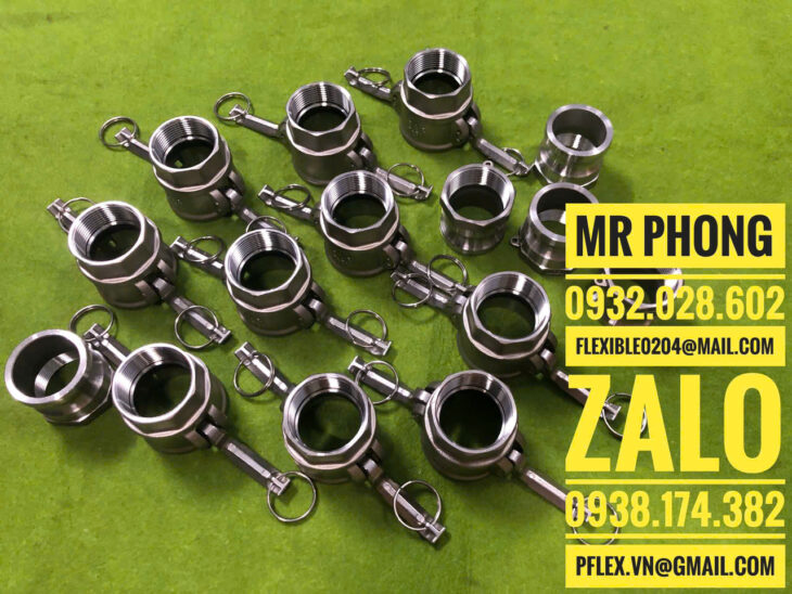 khớp nối nhanh inox camlock – khớp nối nhanh inox 304 – khớp nối nhanh inox 316