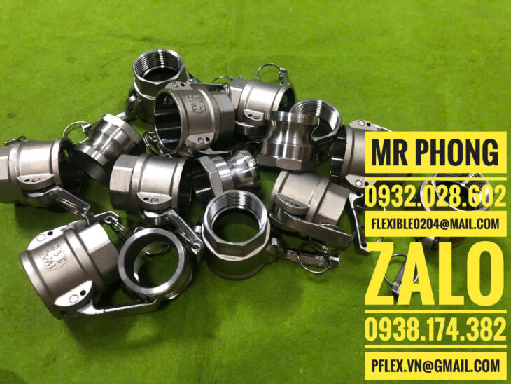 khớp nối nhanh inox camlock – khớp nối nhanh inox 304 – khớp nối nhanh inox 316