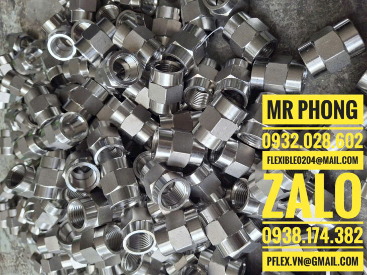 Tê ren trong inox thủy lực-tê ren ngoài inox thủy lực – tê côn inox thủy lực