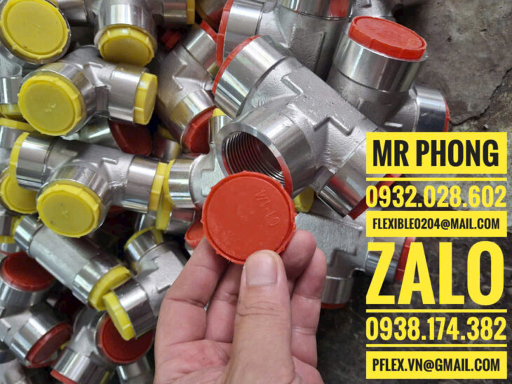 Tê ren trong inox thủy lực-tê ren ngoài inox thủy lực – tê côn inox thủy lực