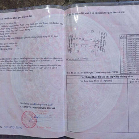 BÁN NHÀ ĐẸP GIÁ TỐT – PHƯỚC LONG, NHA TRANG