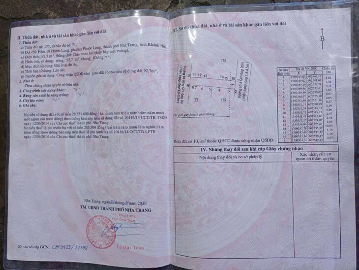 BÁN NHÀ ĐẸP GIÁ TỐT – PHƯỚC LONG, NHA TRANG