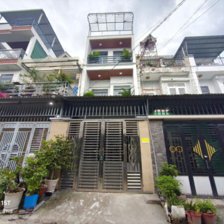 Bán Nhà đẹp full nội thất mới, 4x14m, 3 tầng, 4PN, HXH 7m Thạnh Lộc 57 giá hơn 4Tỷ