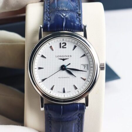 Longines Cloud De Paris L2.707.4.16.3 Automatic Kim Nung Xanh, dây da, size 36mm Fullbox