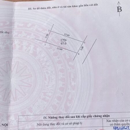 CẦN TIỀN BÁN NHANH 67M ĐẤT ĐƯỜNG THÔNG Ô TÔ THANH ĐA – PHÚC THỌ – HÀ NỘI