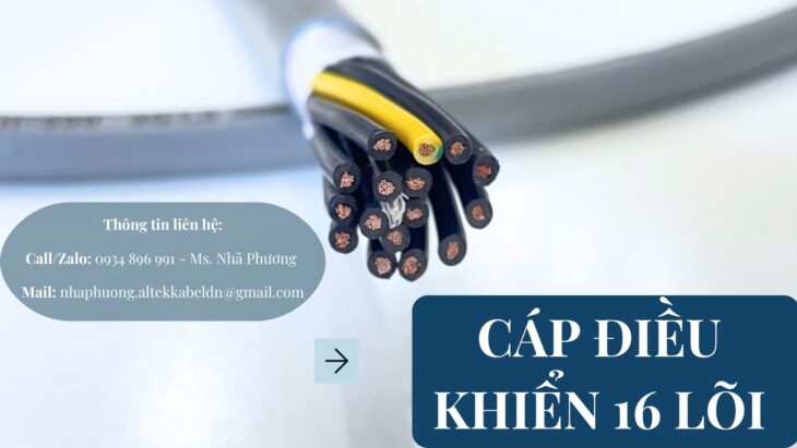 CÁP ĐIỀU KHIỂN 16 X 0.5 ALTEK KABEL SH-500 NGHỆ AN, NINH BÌNH, HÀ TĨNH CÁP ĐIỀU KHIỂN 16 X 0.5 ALTEK KABEL SH-500 NGHỆ AN, NINH BÌNH, HÀ TĨNH