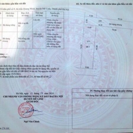 58M 2 MẶT TIỀN TỔ 10 TT QUANG MINH,GIÁ 3,4X TỶ.LH E QUANG CHÍNH CHỦ.