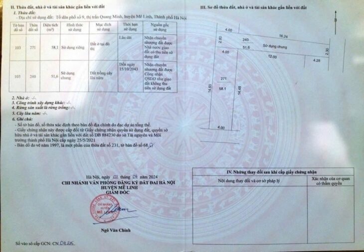 58M 2 MẶT TIỀN TỔ 10 TT QUANG MINH,GIÁ 3,4X TỶ.LH E QUANG CHÍNH CHỦ.